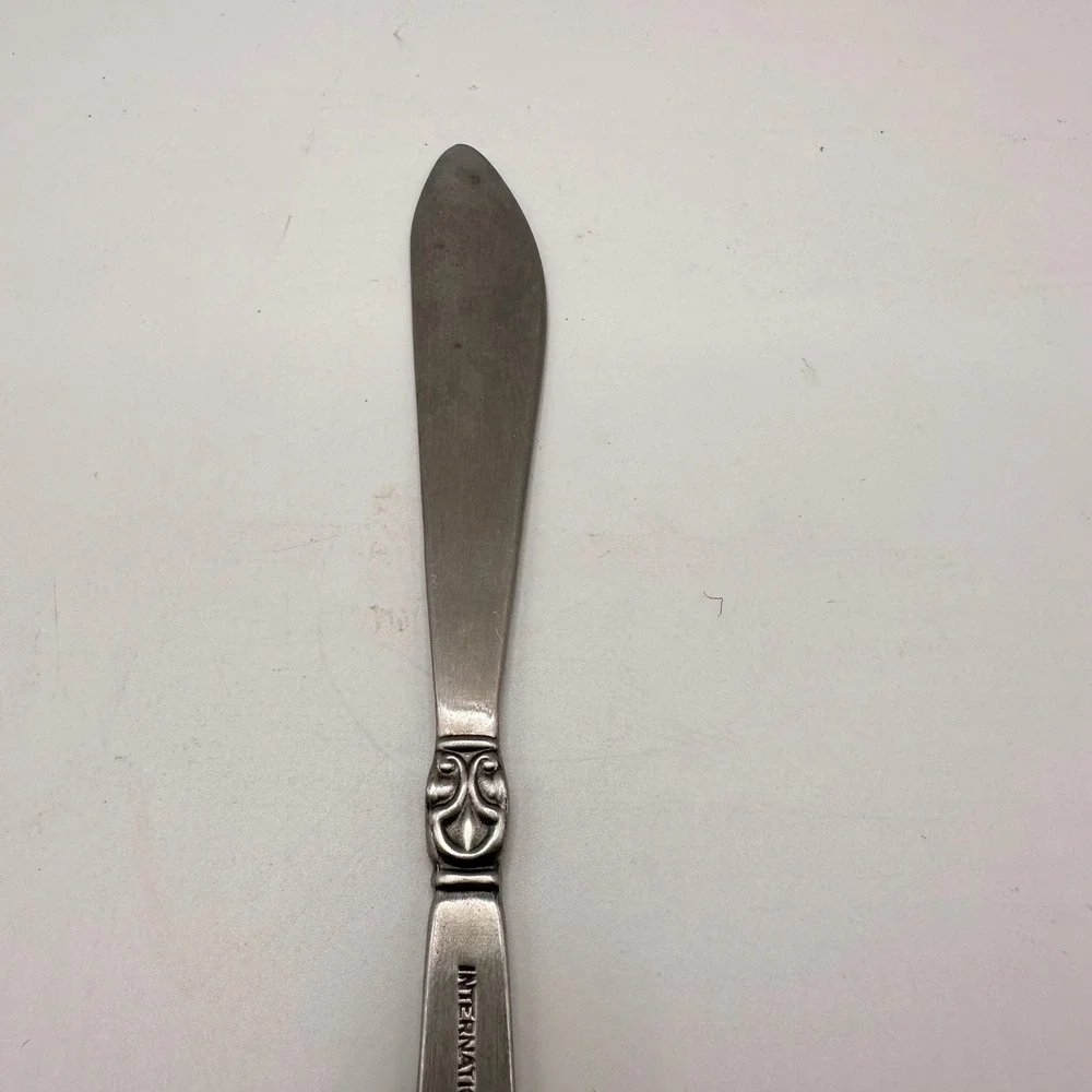 International Stainless Deluxe Norse Butter Spreader Flatware Knife 6.5